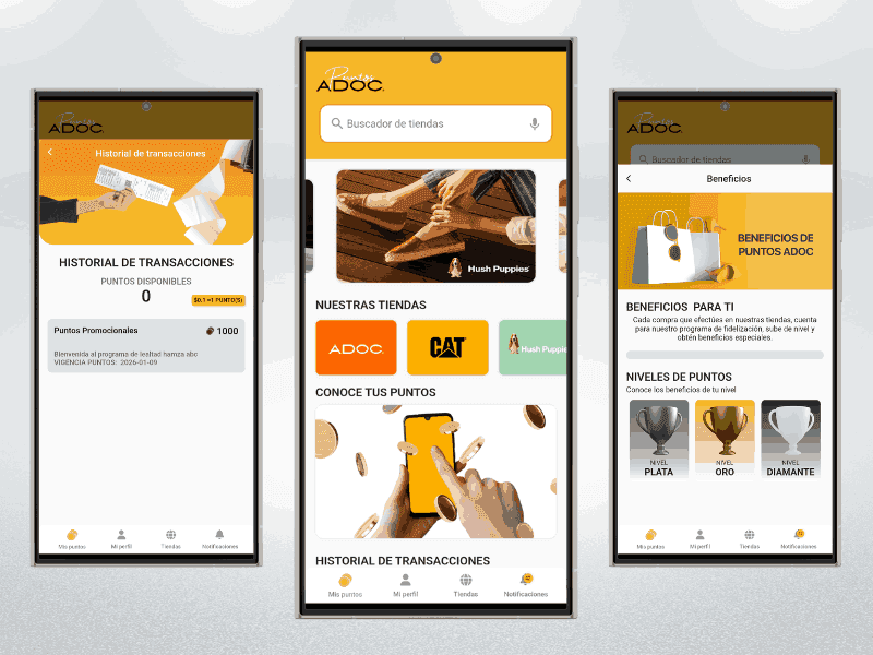 ADOC Loyalty App full preview 1