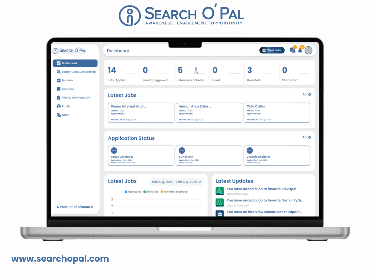 Search O Pal Web App full preview 1